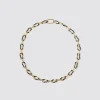 BLACK FIVE DIAMOND FRUIT HOOPS NECKLACE>Boochier New