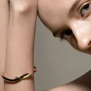 BLACK FRUIT HOOPS BANGLE>Boochier Clearance