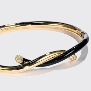 BLACK FRUIT HOOPS BANGLE>Boochier Clearance
