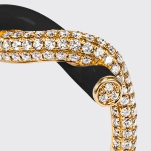 BLACK FRUIT HOOPS DIAMOND RING>Boochier Discount