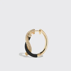BLACK FRUIT HOOPS EARRINGS>Boochier Sale