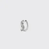 BLACK GOLD-WHITE GOLD DIAMOND SMALL TIES EARRINGS>Boochier Fashion