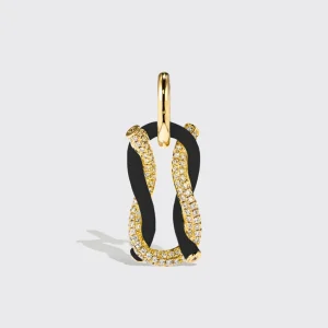 BLACK JUMBO FRUIT HOOPS PENDANT>Boochier Discount