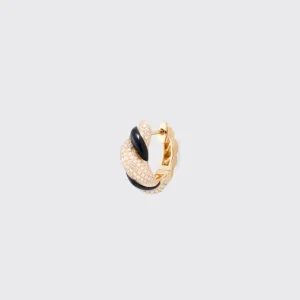 BLACK MARSHMALLOW EARRINGS>Boochier Online