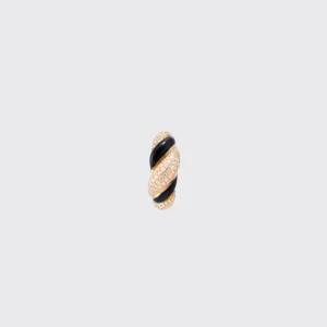 BLACK MARSHMALLOW EARRINGS>Boochier Online