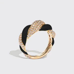 BLACK MARSHMALLOW RING>Boochier Online
