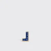 BLUE SAPPHIRE YELLOW GOLD ARCADE MONO STUD (L SHAPE)>Boochier Sale