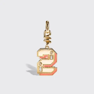 CORAL NOSTALGIA NUMBER CHARM>Boochier Outlet