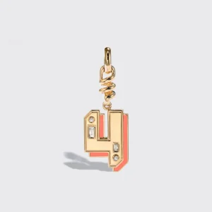 CORAL NOSTALGIA NUMBER CHARM>Boochier Outlet