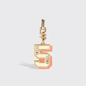 CORAL NOSTALGIA NUMBER CHARM>Boochier Outlet