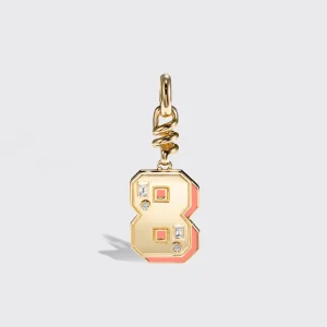 CORAL NOSTALGIA NUMBER CHARM>Boochier Outlet