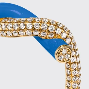 DARK BLUE FRUIT HOOPS DIAMOND RING>Boochier Best