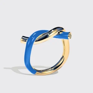 DARK BLUE FRUIT HOOPS RING>Boochier Hot