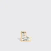 DIAMONDS YELLOW GOLD ARCADE MONO STUD (CORNER SHAPE)>Boochier Discount