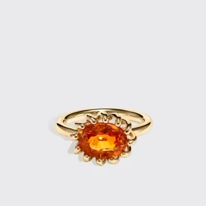 FANTA GARNET SLINKEE BLOOM RING>Boochier Online