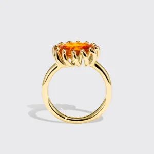 FANTA GARNET SLINKEE BLOOM RING>Boochier Online