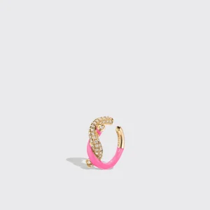 HOT PINK FRUIT HOOPS EARCUFF>Boochier New