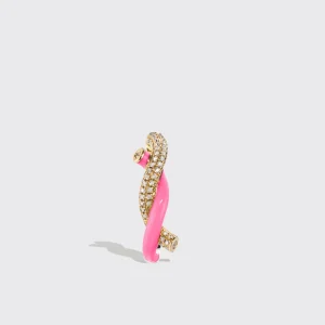 HOT PINK FRUIT HOOPS EARRINGS>Boochier Clearance