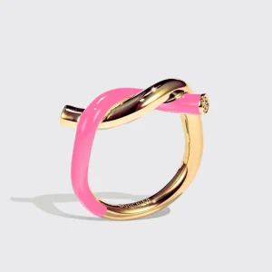 HOT PINK FRUIT HOOPS RING>Boochier Discount