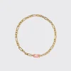 HOT PINK JUMBO FRUIT HOOPS PENDANT CHAIN NECKLACE [DETACHABLE]>Boochier Hot