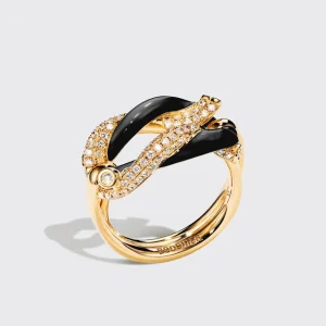 JUMBO BLACK FRUIT HOOPS BUCKLE RING>Boochier Hot