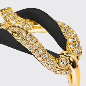 JUMBO BLACK FRUIT HOOPS BUCKLE RING>Boochier Hot