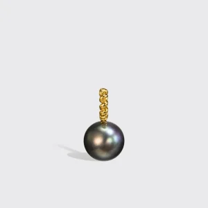 JUMBO GREY PEARL YELLOW GOLD BEACHING PENDANT>Boochier Best