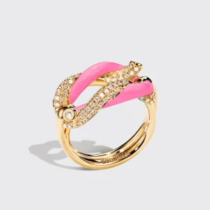 JUMBO HOT PINK FRUIT HOOPS BUCKLE RING>Boochier Discount