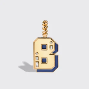 JUMBO LAPIS NOSTALGIA LETTER PENDANT>Boochier New