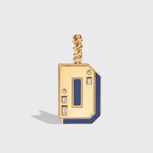 JUMBO LAPIS NOSTALGIA LETTER PENDANT>Boochier New