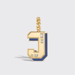 JUMBO LAPIS NOSTALGIA LETTER PENDANT>Boochier New