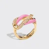 JUMBO LIGHT PINK FRUIT HOOPS BUCKLE RING>Boochier Fashion