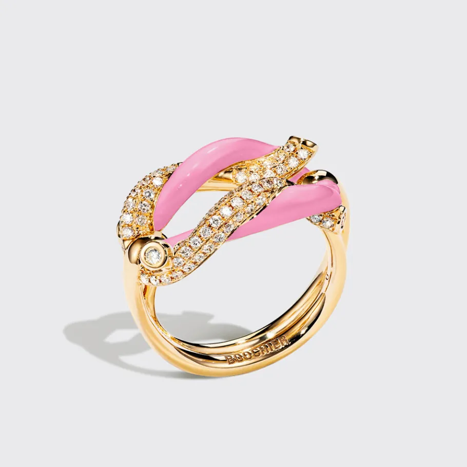 jumbo_light_pink_fruit_ho_0.webp JUMBO LIGHT PINK FRUIT HOOPS BUCKLE RING>Boochier Fashion