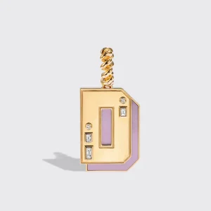 JUMBO PHOSPHOSIDERITE NOSTALGIA LETTER PENDANT>Boochier Clearance