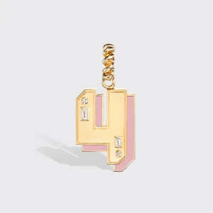 JUMBO PINK OPAL NOSTALGIA NUMBER PENDANT>Boochier Best