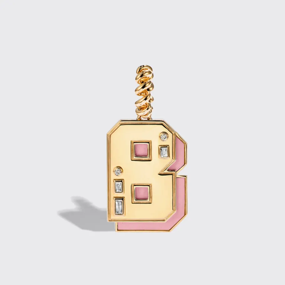 jumbo_pink_opal_nostalgia_2.webp JUMBO PINK OPAL NOSTALGIA LETTER PENDANT>Boochier Outlet