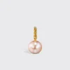JUMBO PINK PEARL YELLOW GOLD BEACHING PENDANT>Boochier Online