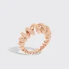 JUMBO ROSE GOLD DIAMOND SLINKEE RING>Boochier Online