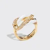 JUMBO WHITE FRUIT HOOPS BUCKLE RING>Boochier Sale