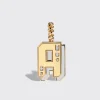 JUMBO WHITE MOTHER OF PEARL NOSTALGIA LETTER PENDANT>Boochier Online