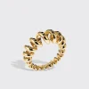 JUMBO YELLOW GOLD SLINKEE RING>Boochier Sale