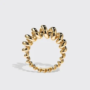 JUMBO YELLOW GOLD SLINKEE RING>Boochier Sale
