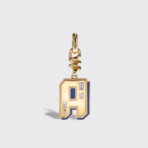 LAPIS NOSTALGIA LETTER CHARM>Boochier Clearance