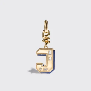 LAPIS NOSTALGIA LETTER CHARM>Boochier Clearance