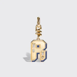 LAPIS NOSTALGIA LETTER CHARM>Boochier Clearance