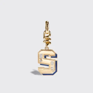 LAPIS NOSTALGIA LETTER CHARM>Boochier Clearance