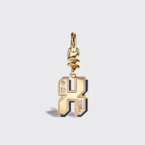 LAPIS NOSTALGIA LETTER CHARM>Boochier Clearance