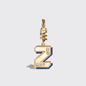 LAPIS NOSTALGIA LETTER CHARM>Boochier Clearance