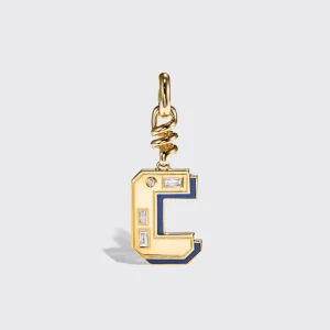 LAPIS NOSTALGIA LETTER CHARM>Boochier Clearance
