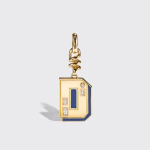 LAPIS NOSTALGIA LETTER CHARM>Boochier Clearance